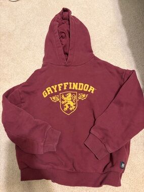 Harry Potter Gryffindor Hoodie | Kids Size M (8-10) | Burgundy